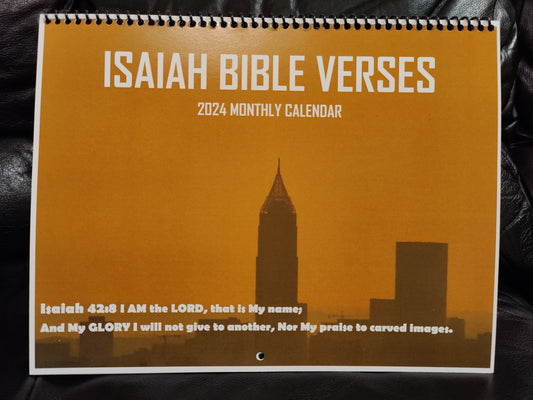 2024 ISAIAH BIBLE VERSES CALENDAR
